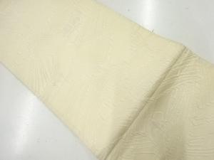 アンティーク　纐纈田舎風景模様織出し袋帯（材料）